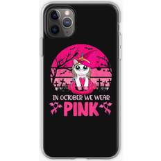 Phone Case In October We Weark Cute Unicorn Breast Cancer Awareness for iPhone Samsung 14 13 12 11 Plus Pro Max Galaxy S23 S22 Ultra Note 20 10