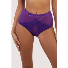 Clothing Playful Promises Eddie Purple Crossover High Waist Brief