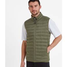 Clothing Tog24 Gibson Mens Insulated Padded Gilet Khaki