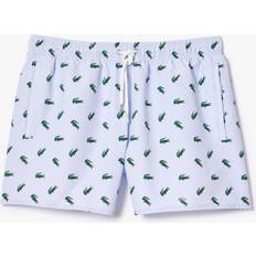 Lacoste Badebukser Lacoste Crocodile Print Swim Trunks, Multi