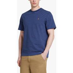 Stripes T-shirts FARAH Oakland Striped Short Sleeve T-Shirt