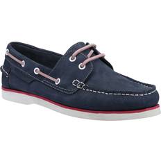 Hush Puppies Women Boat Shoes Hush Puppies Womens/Ladies Hattie Nubuck Boat Shoes Navy/Pink Navy/Blue