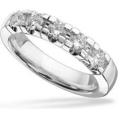 Scrouples Grace Alliancering 14kt hvidguld med alt 5x0,15ct