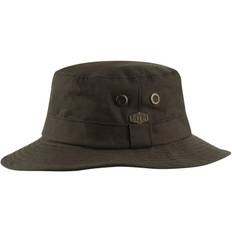 MJM Ben Wax Cotton hat, Brun