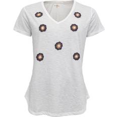 Costamani T-shirt Flower bomb Hvid