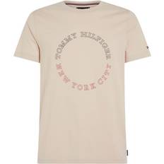 Cashmere T-shirts Tommy Hilfiger MONOTYPE ROUNDLE TEE Khaki