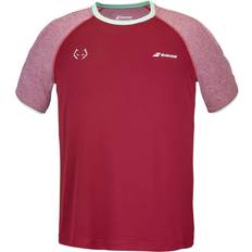 Babolat Crew Neck Tee Juan Lebron Red Dahlia