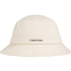 Calvin Klein Naturfarvet Tøj Calvin Klein Metal Lettering Bøllehat, Ecru
