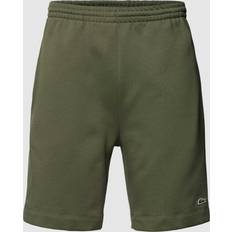 6XL Shorts Lacoste Men's Organic Brushed Cotton Fleece Jogger Shorts Khaki Green