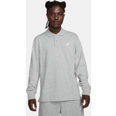 Nike Polos Nike Club Long-Sleeve Knit Polo Men - Grey