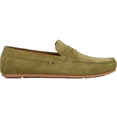 Grün - Herren Halbschuhe Tommy Hilfiger Rutschhemmender Driving-Schuh aus Wildleder MASH GREEN