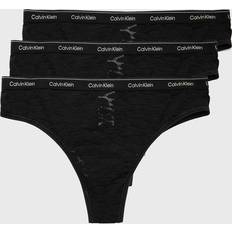 3XL Mutande Calvin Klein Donna Slip Bikini 3 Pack - Black