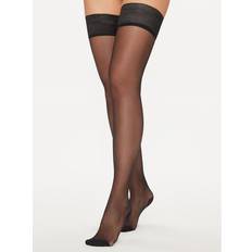 Hunkemöller Calcetines Hunkemöller 15 Denier Medias autorregentes Heart Negro