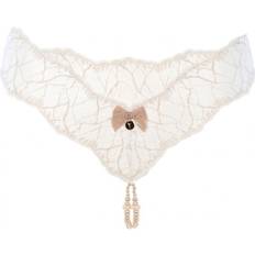 Bracli sydney double perlenstring creme perlenpanty reihig slip reizwäsche Schwarz