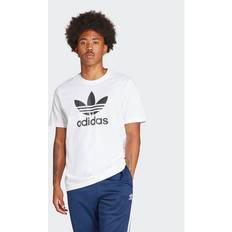 Wit T-shirts Adidas Adicolor Trefoil T-Shirt - White