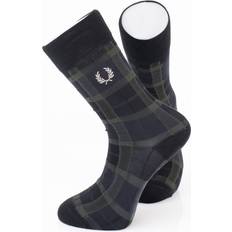 Fred Perry Unterwäsche Fred Perry Tartan Field Green/Light Oyster Socken - Grün