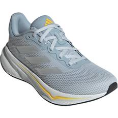 Suede Running Shoes Adidas Running Response Halo Blue/Zero Metallic/Spark Women's Shoes Gray