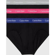 Calvin Klein Uomo Mutande Calvin Klein Slip Hipster Confezione Uomo Cotone Elasticizzato - Nero