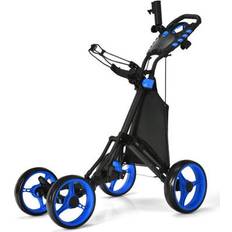 Costway Push Pull Cart with Foot