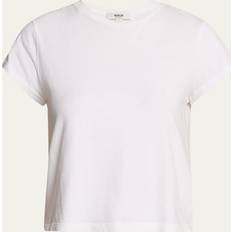 Agolde Adine Shrunken Tee in White. L, M, XL, XS. White