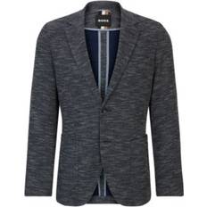 HUGO BOSS Jackets HUGO BOSS Men's Micro-Patterned Stretch Regular-Fit Jacket Dark Blue