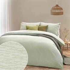 Textiles Yard Heaton Stripe Set Duvet Cover Green (228.6x)