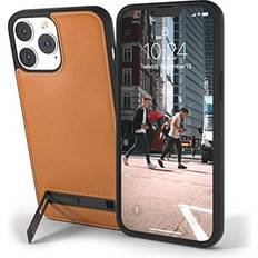 Metro Leather Case for Apple iPhone 13 Pro Max Real Leather Phone Case with Stand Genuine Leather & MagSafe Compatible Leather Cover with