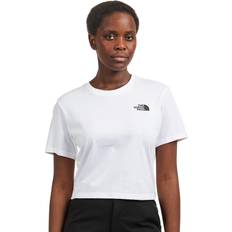 The North Face Women's Cropped Simple Dome T-shirt Tnf White