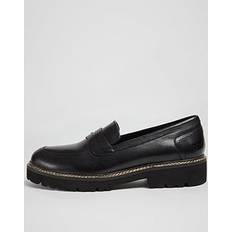 Low Top Shoes Pod Kenny Leather Loafers Black, Black, 5.5, Women