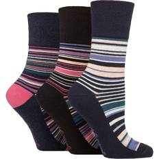 SockShop Ropa SockShop Pairs Ladies Gentle Grip Cotton Whimsy Stripes