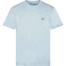 C.P. Company Hombre Camisetas C.P. Company Mens Small Logo T-shirt - Blue