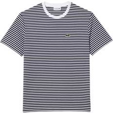 Lacoste Mujer Camisetas Lacoste Cotton Stripped T-Shirt - Navy