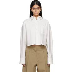 Ami Paris Off-White Embroidered Shirt Chalk/193