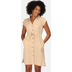 Lin Robes Regatta Rura Femme Robe Légère Beige