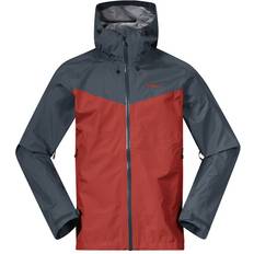 Klær Bergans Skarlight 3L Shell Jacket - Dark Brick/Orion Blue