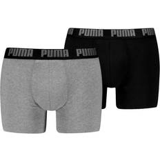 Puma Herre Tøj Puma 2-pak Men Everyday Basic Boxer Black/Grey