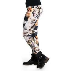 cosey Bedruckte Bunte Tiermotiv-Leggins Einheitsgröße Design Cats