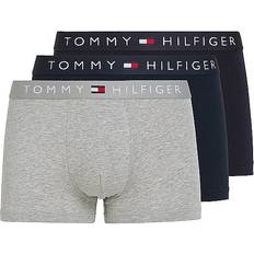 Tommy Hilfiger Herr Byxor & Shorts Tommy Hilfiger Herr 3P Trunk Wb Des Sky/Grå Htr/Des Sky XXL, Des Sky/Grey Htr/Des Sky