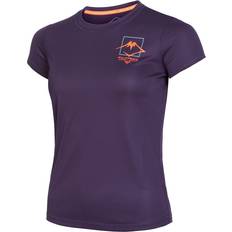 Asics Fujitrail Logo Short Sleeve T-shirt Blue Woman