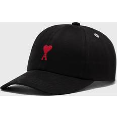 Ami Paris Heart Logo Cap Black
