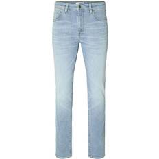 Clothing Selected 175 Slim Fit Light Wash Jeans