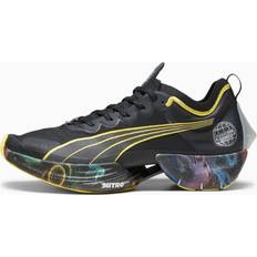 Puma Fast-R Nitro Elite 'marathon Series' Men's Running Shoes, Black/Yellow Blaze/Strawberry Burst