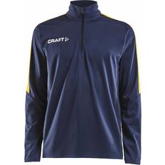 Craft Progress Halfzip Herre Navy Blå & Gul