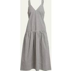 Proenza Schouler Black & Off-White White Label Sasha Midi Dress 146 Black/Ivory
