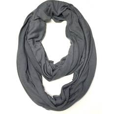 Silver - Women Scarfs Wrapables Wrapables Soft Jersey Knit Infinity Scarf, Silver Grey