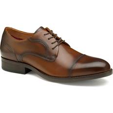 Derby Johnston & Murphy Hawthorn Cap Toe Derby in Tan