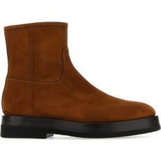 Santoni Zapatos Santoni Caramel Suede Ankle Boots