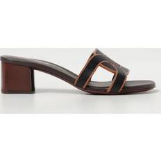 Tod's Tofflor & Sandaler Tod's Heeled Sandals Woman colour Brown