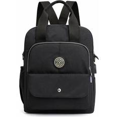 Woman Backpack Teenage Girls Multifunction Backpacks Usb Charging Computer School Backpacks Travel Bagpack Black