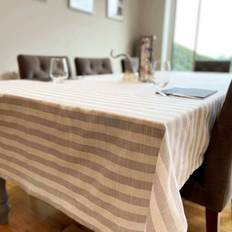 Gold Tablecloths Brambly Cottage Dilana Striped Tablecloth Gold